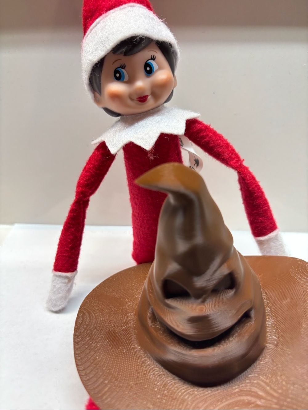 Brown hat accessory for doll